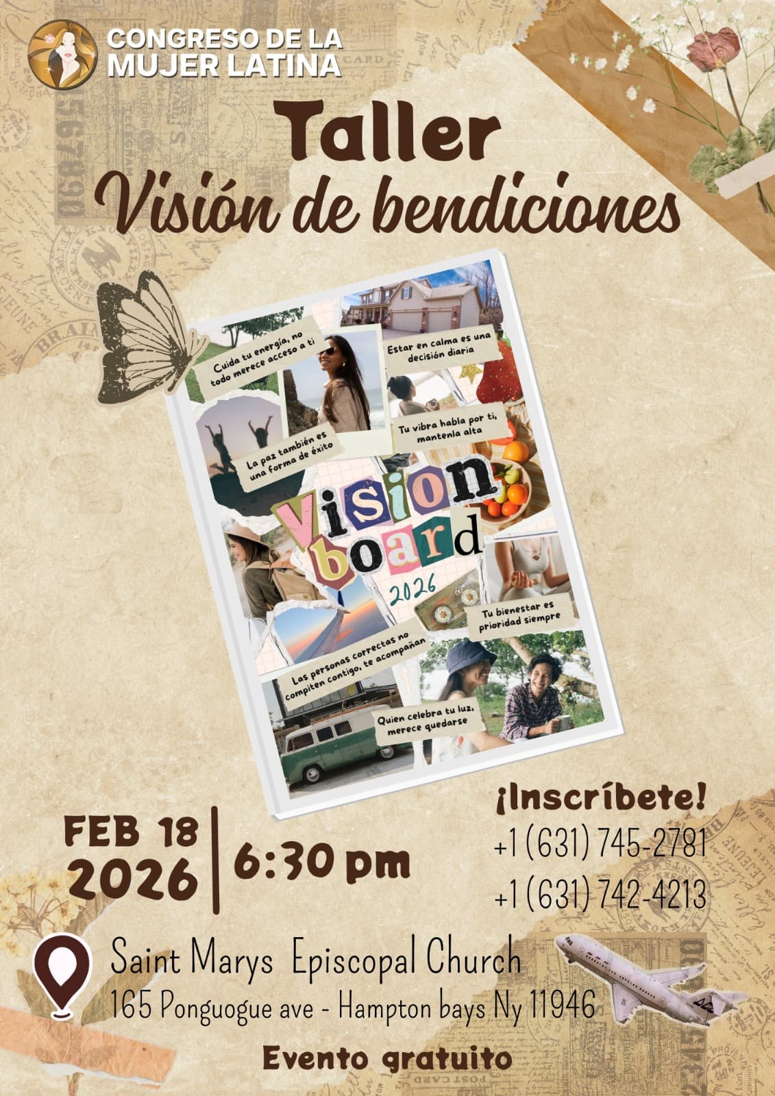 Vision Board Workshop — "Vision of Blessings"